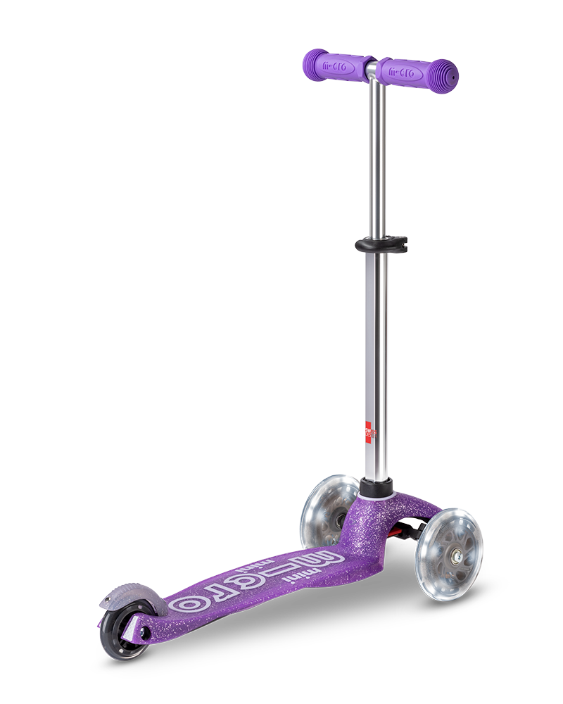 Mini Micro Deluxe LED Fairy Glitter Scooter - Purple