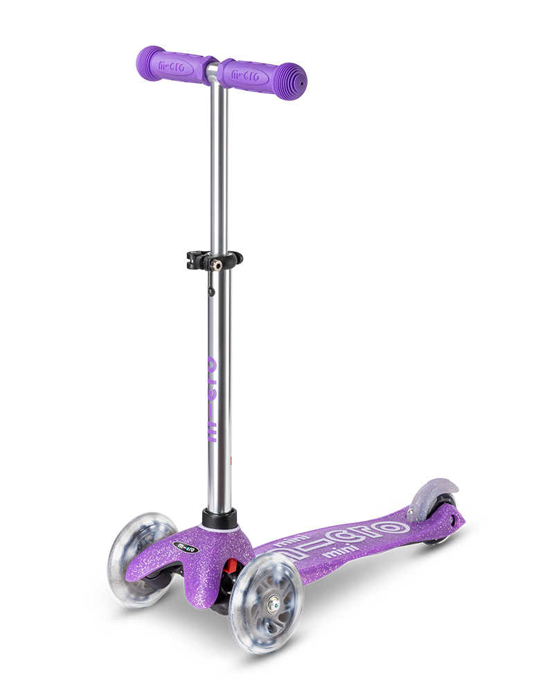 Mini Micro Deluxe LED Fairy Glitter Scooter - Purple
