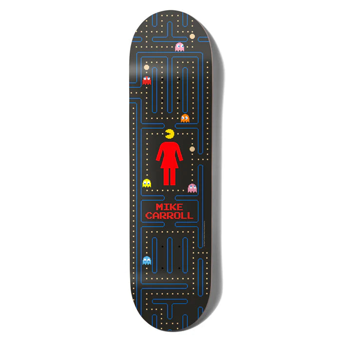 Girl Pac-Man Carroll Skateboard Deck - 8.375"