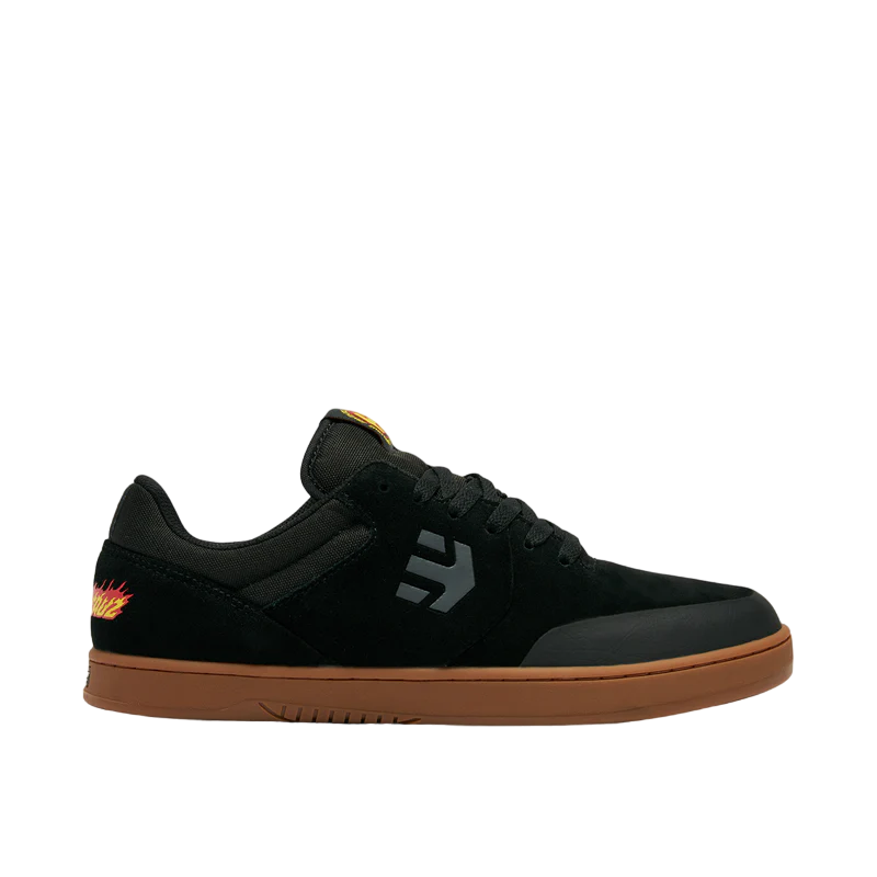 Etnies Marana X Santa Cruz Skate Shoes - Black/Gum