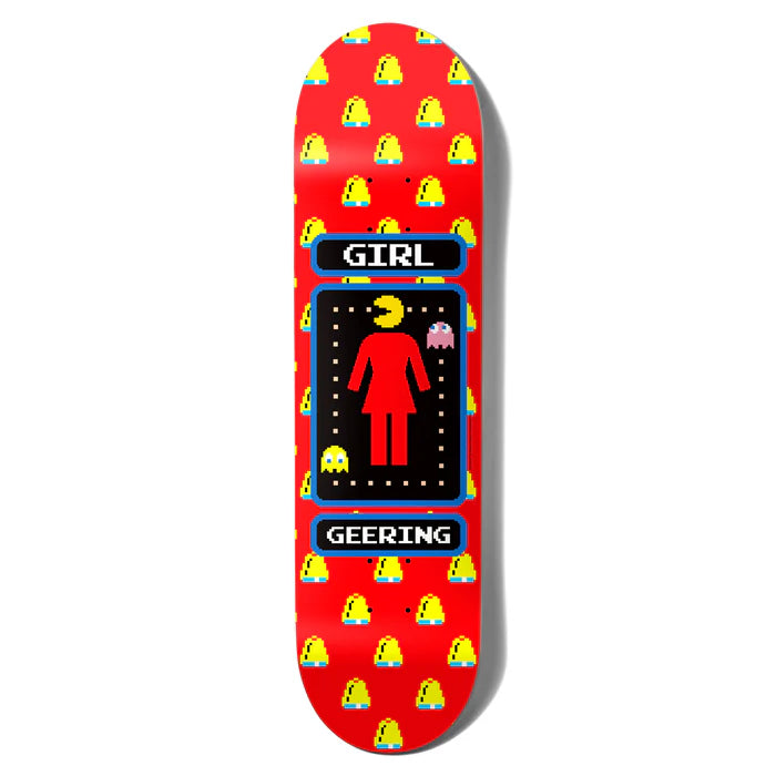 Girl Pac-Man Geering Skateboard Deck - 8.0"