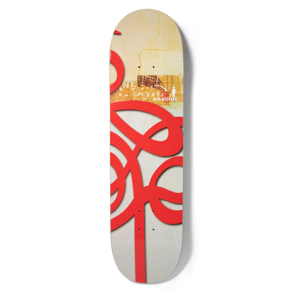 Girl Jenkins 30 Swirls Rick McCrank Skateboard Deck - 8.5