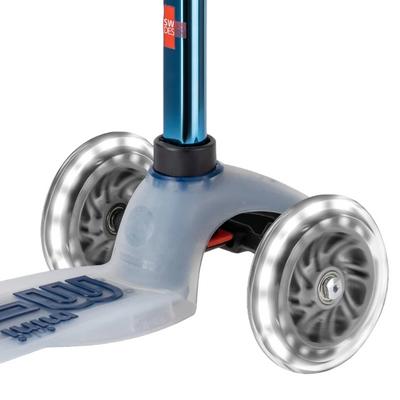Mini Micro Deluxe Flux LED Scooter - Navy