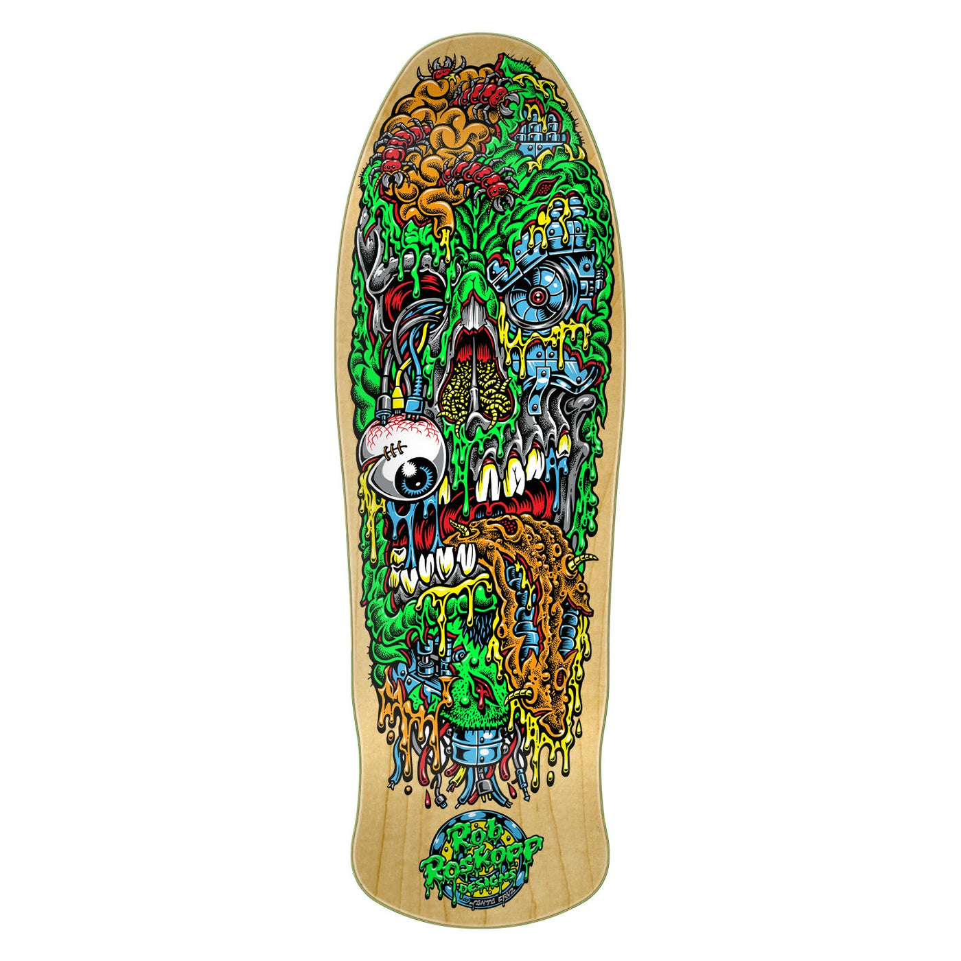 Santa Cruz Roskopp Face Three Reissue Skateboard Deck - 9.93"