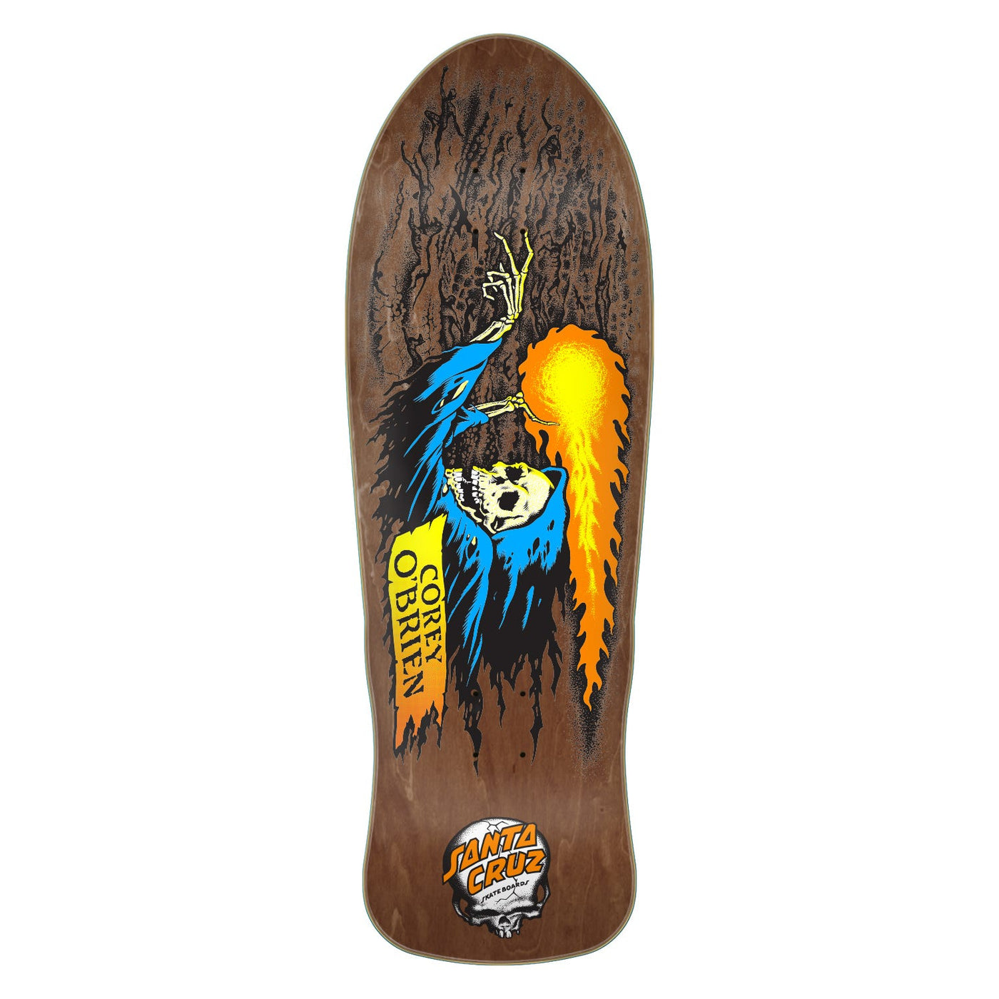 Santa Cruz O'Brien Reaper Reissue Skateboard Deck - 9.84"