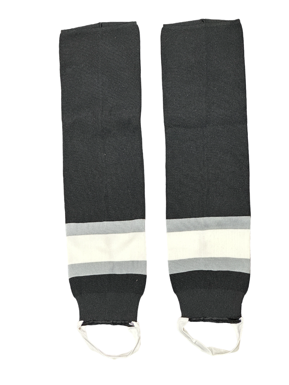 Ventronic Polyester Hockey Socks - Black/Grey/White