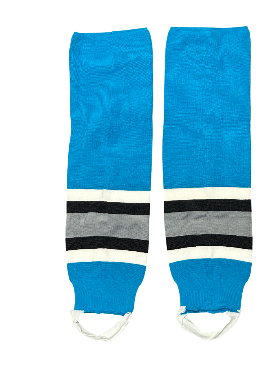 Ventronic Polyester Hockey Socks - Blue/White/Black/Grey