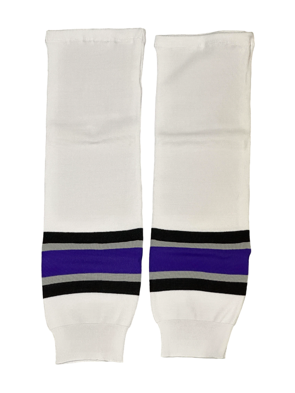 Ventronic Acrylic Hockey Socks - White/Black/Grey/Blue