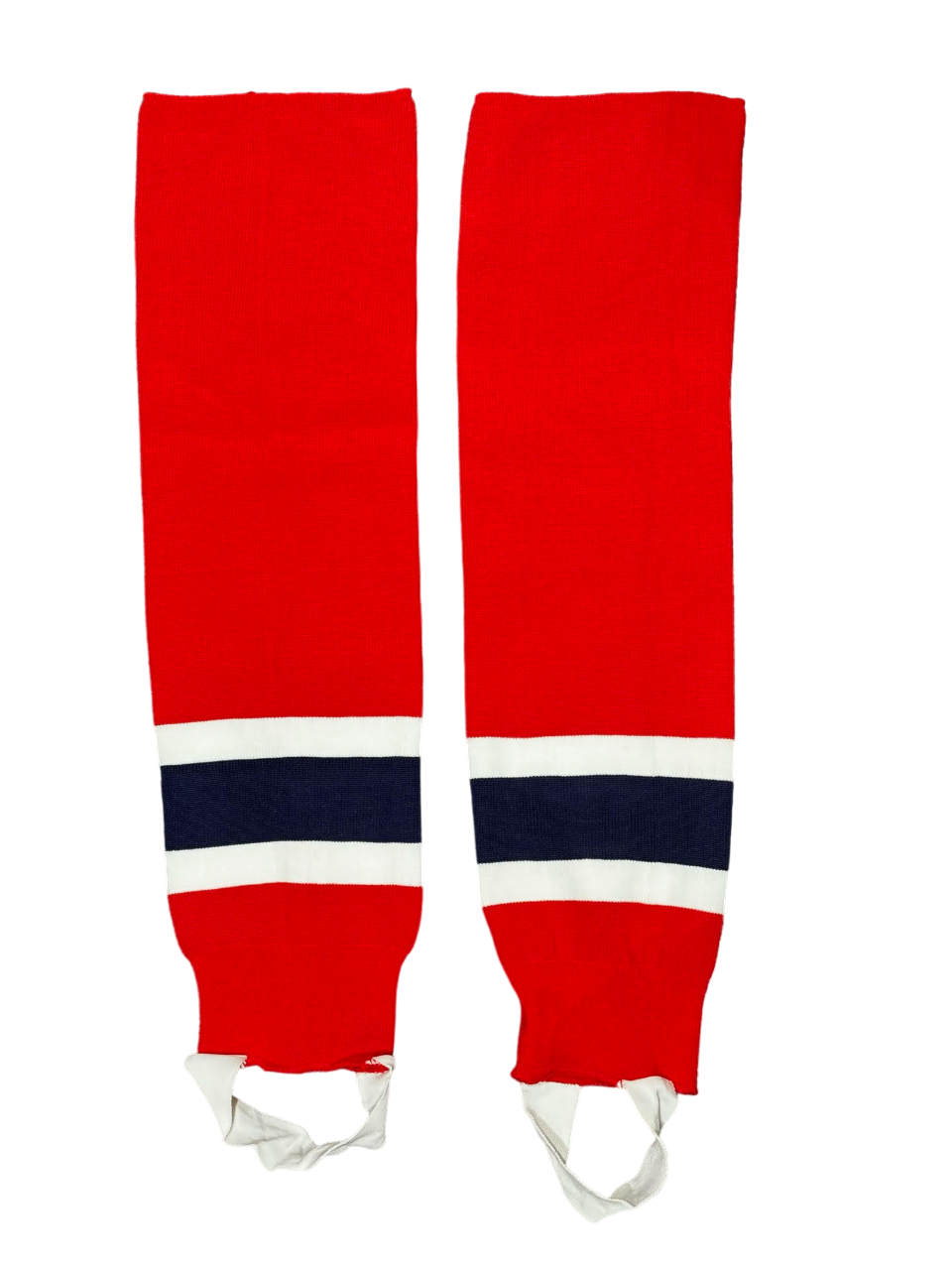 Ventronic Polyester Hockey Socks - Red/White/Navy