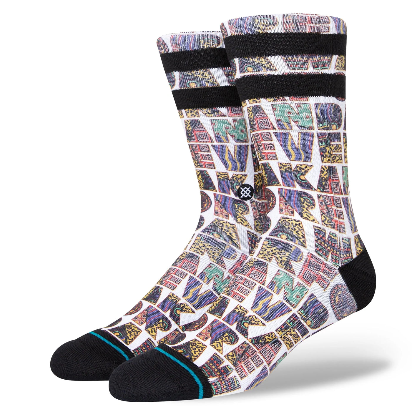 Stance Wakanda Forever Crew White Socks