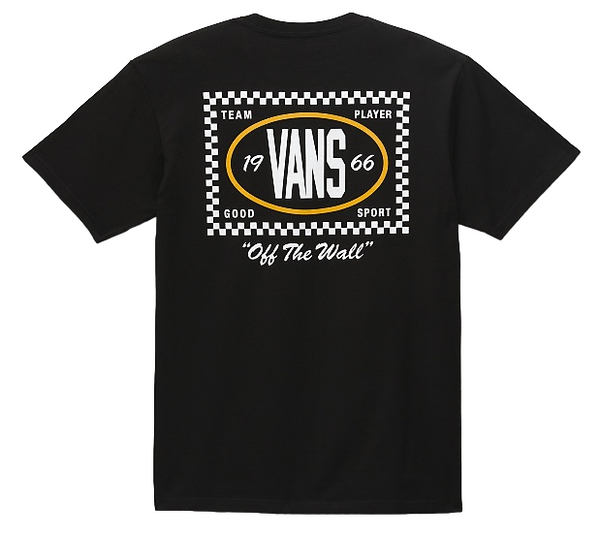 Black and white checkered vans shirt best sale