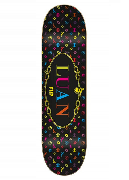 Flip Luan Couture Black Skateboard Deck - 8.25"