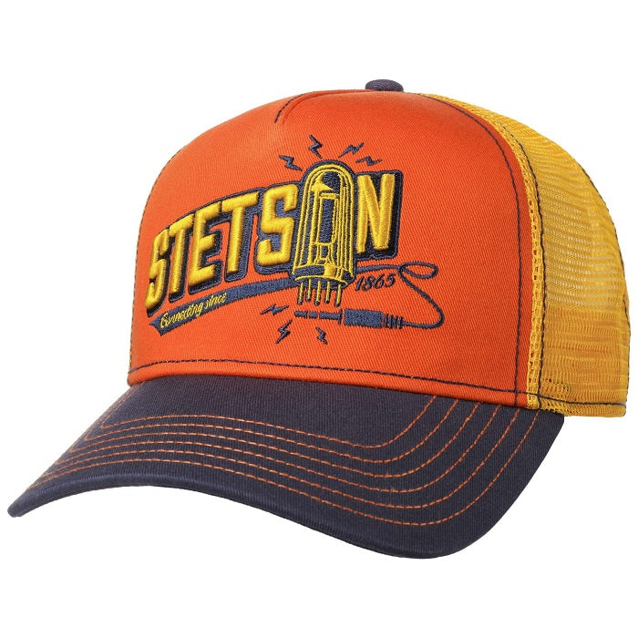 Casquette Trucker Connecting Stetson - Jaune